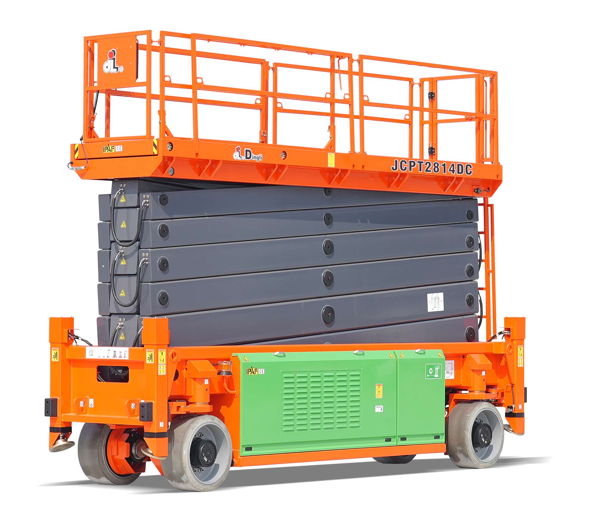 28m-Dingli-2814DC-Electric-Scissor-Lift